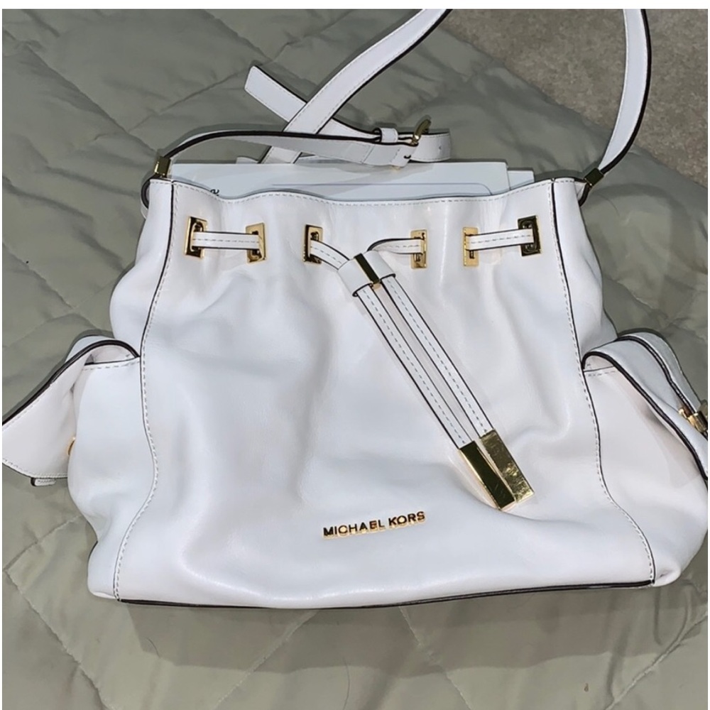 Beautiful New White Michael Kors Purse